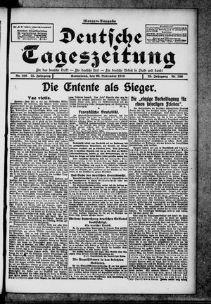 Deutsche Tageszeitung on Nov 23, 1918