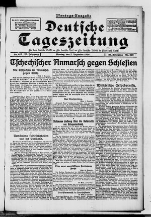Deutsche Tageszeitung on Dec 2, 1918