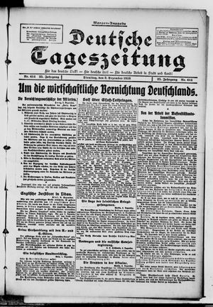 Deutsche Tageszeitung vom 03.12.1918
