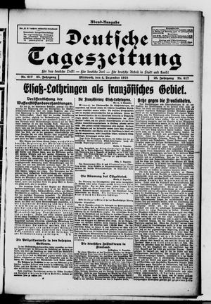 Deutsche Tageszeitung vom 04.12.1918