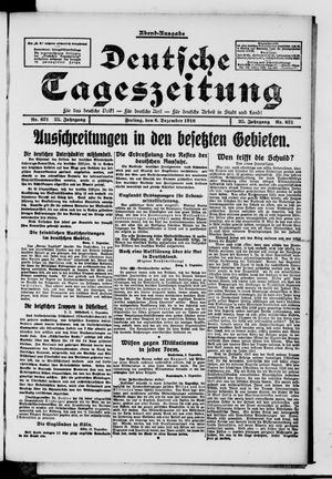Deutsche Tageszeitung on Dec 6, 1918