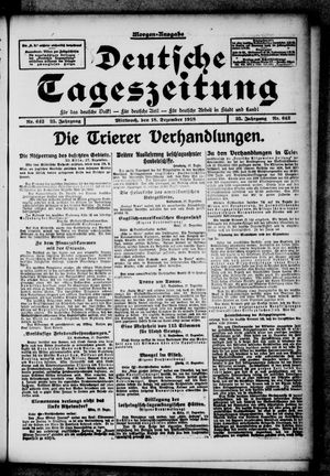 Deutsche Tageszeitung vom 18.12.1918