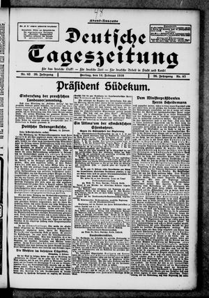Deutsche Tageszeitung vom 14.02.1919