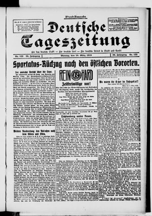 Deutsche Tageszeitung on Mar 10, 1919