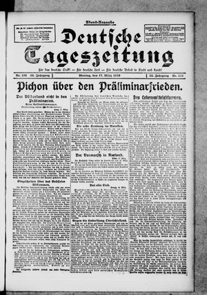 Deutsche Tageszeitung vom 17.03.1919