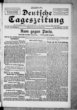 Deutsche Tageszeitung vom 22.03.1919