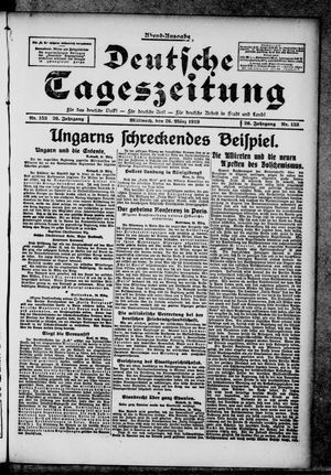 Deutsche Tageszeitung on Mar 26, 1919