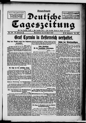 Deutsche Tageszeitung vom 19.04.1919