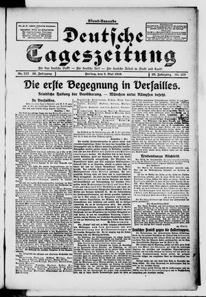 Deutsche Tageszeitung vom 02.05.1919
