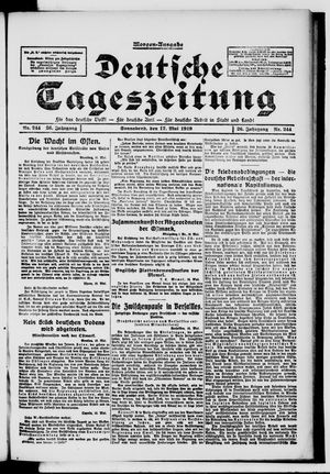 Deutsche Tageszeitung vom 17.05.1919