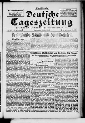 Deutsche Tageszeitung vom 26.05.1919
