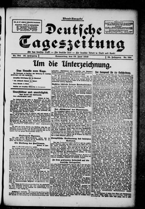 Deutsche Tageszeitung vom 19.06.1919