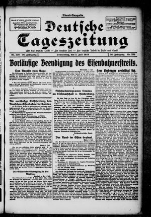 Deutsche Tageszeitung vom 03.07.1919
