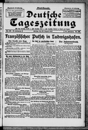 Deutsche Tageszeitung vom 29.08.1919