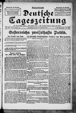 Deutsche Tageszeitung on Sep 17, 1919