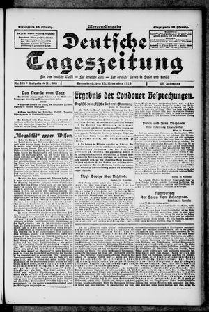 Deutsche Tageszeitung on Nov 15, 1919