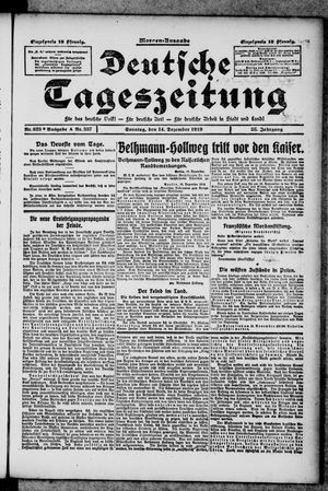 Deutsche Tageszeitung vom 14.12.1919
