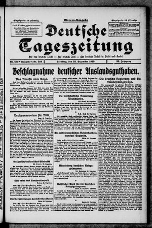Deutsche Tageszeitung vom 23.12.1919