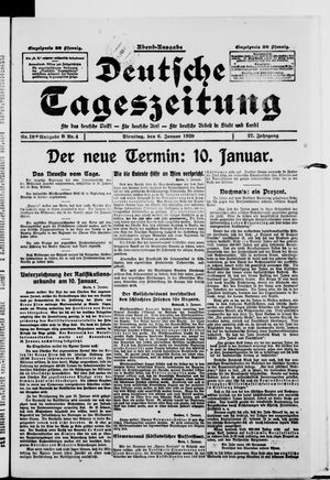 Deutsche Tageszeitung on Jan 6, 1920