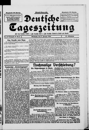Deutsche Tageszeitung vom 07.01.1920