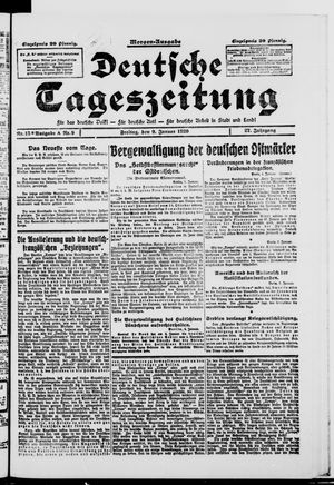 Deutsche Tageszeitung on Jan 9, 1920