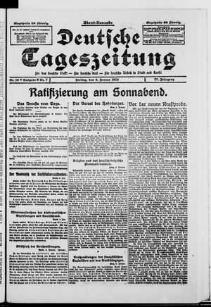 Deutsche Tageszeitung on Jan 9, 1920
