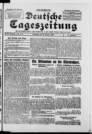 Deutsche Tageszeitung vom 13.01.1920