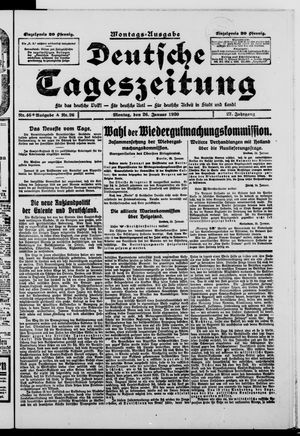 Deutsche Tageszeitung vom 26.01.1920