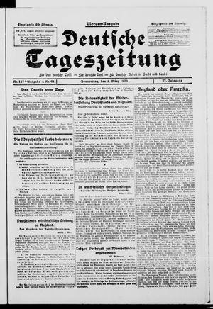 Deutsche Tageszeitung vom 04.03.1920