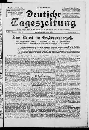Deutsche Tageszeitung on Mar 12, 1920
