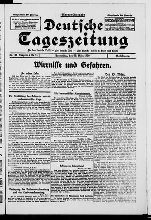 Deutsche Tageszeitung on Mar 25, 1920