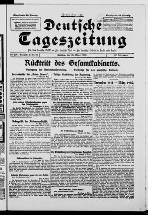 Deutsche Tageszeitung vom 26.03.1920