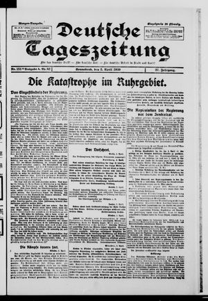 Deutsche Tageszeitung vom 03.04.1920