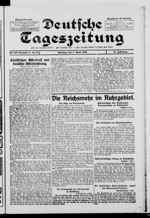 Deutsche Tageszeitung on Apr 4, 1920