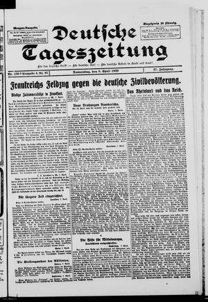 Deutsche Tageszeitung vom 08.04.1920