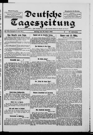 Deutsche Tageszeitung on Apr 16, 1920