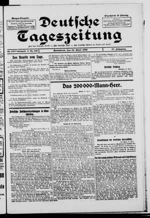 Deutsche Tageszeitung on Apr 24, 1920