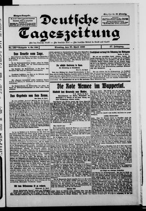 Deutsche Tageszeitung vom 27.04.1920