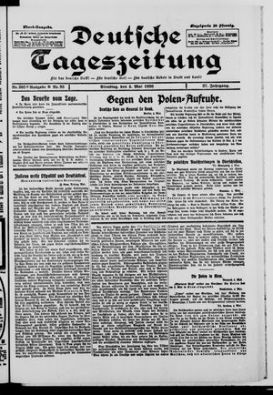 Deutsche Tageszeitung on May 4, 1920