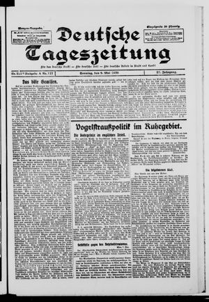 Deutsche Tageszeitung vom 09.05.1920