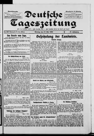 Deutsche Tageszeitung vom 17.05.1920