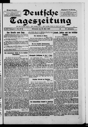 Deutsche Tageszeitung vom 19.05.1920