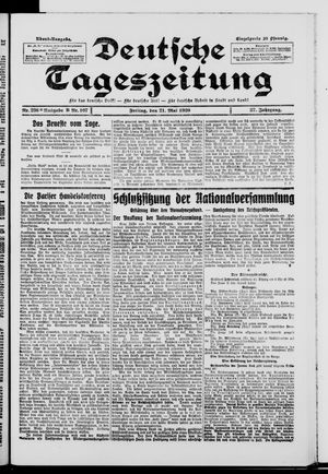 Deutsche Tageszeitung vom 21.05.1920