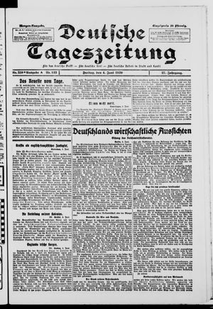 Deutsche Tageszeitung vom 04.06.1920