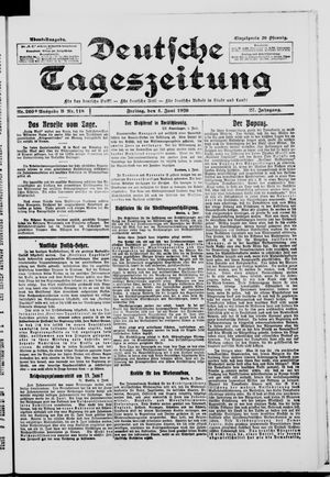 Deutsche Tageszeitung vom 04.06.1920