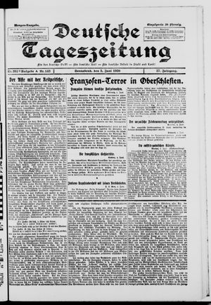 Deutsche Tageszeitung vom 05.06.1920