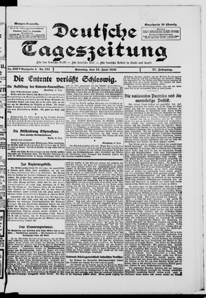 Deutsche Tageszeitung vom 13.06.1920
