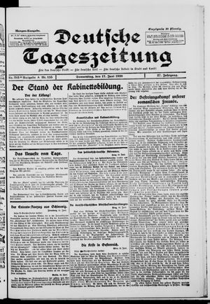 Deutsche Tageszeitung vom 17.06.1920