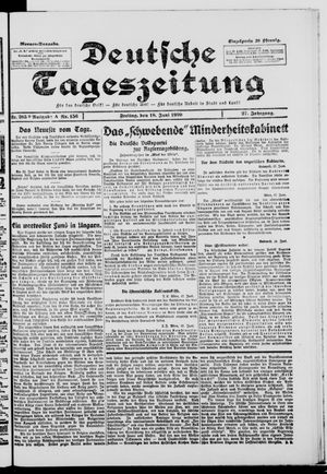 Deutsche Tageszeitung vom 18.06.1920