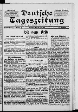 Deutsche Tageszeitung on Jun 23, 1920